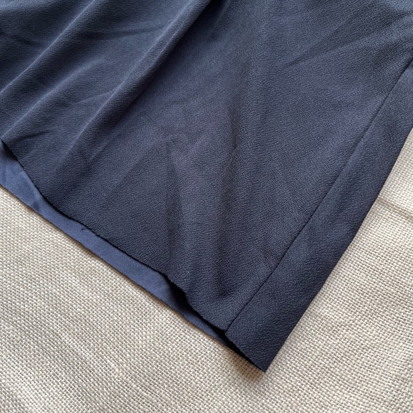 ONLY Navy Blue Paperbag Waist Shorts - Picture 4 of 6